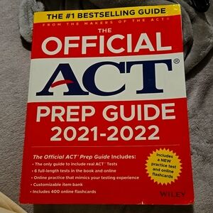 🛑THE OFFICIAL ACT PREP GUIDE 2021-2022 by WILEY #1 BESTSELLING GUIDE🛑